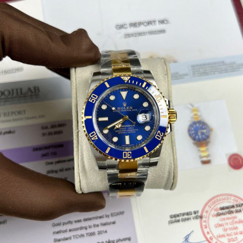 ĐỒNG HỒ ROLEX SUBMARINER 126613LB-0005 BỌC VÀNG 18K CLEAN FACTORY 40MM
