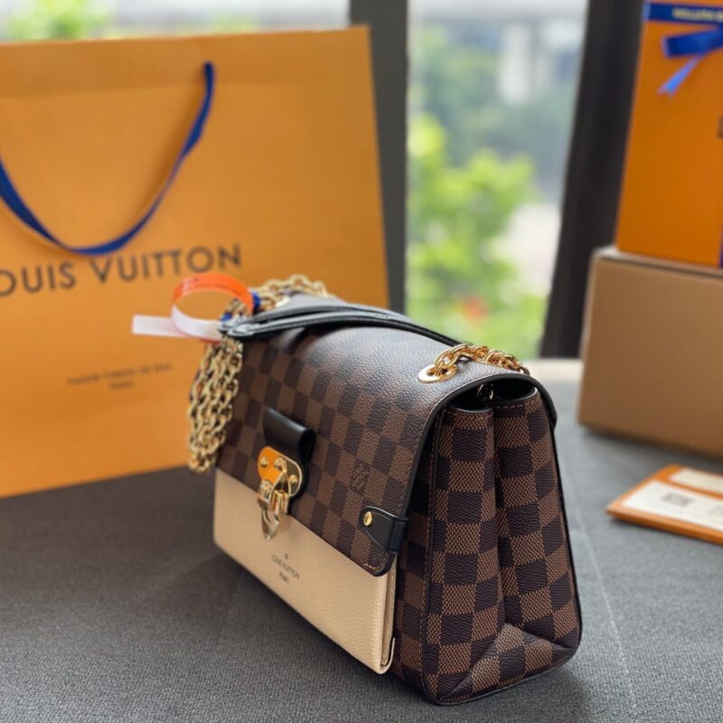 TÚI LV LOUIS VUITTON VAVIN PM DAMIER EBENE BEIGE REPLICA