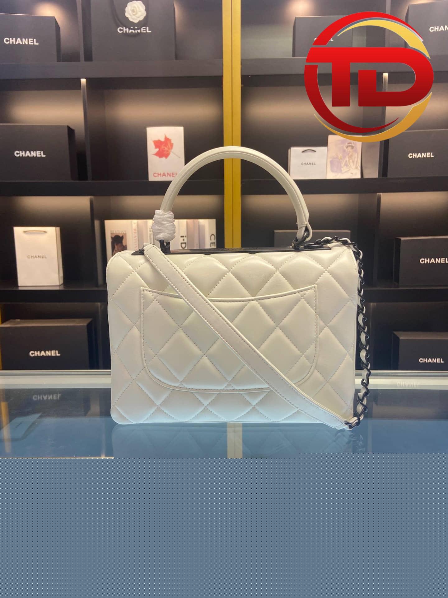 z4214172604531_3d622e0eb1ae5b5bea2b31433e8216e4 TÚI XÁCH CHANEL TRENDY SIÊU CẤP DA BÓNG MÀU TRẮNG