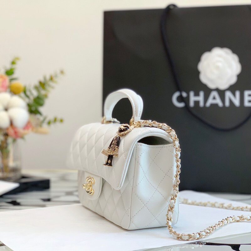 TÚI CHANEL TOP HANDLE MINI FLAP BAG C20 REPLICA