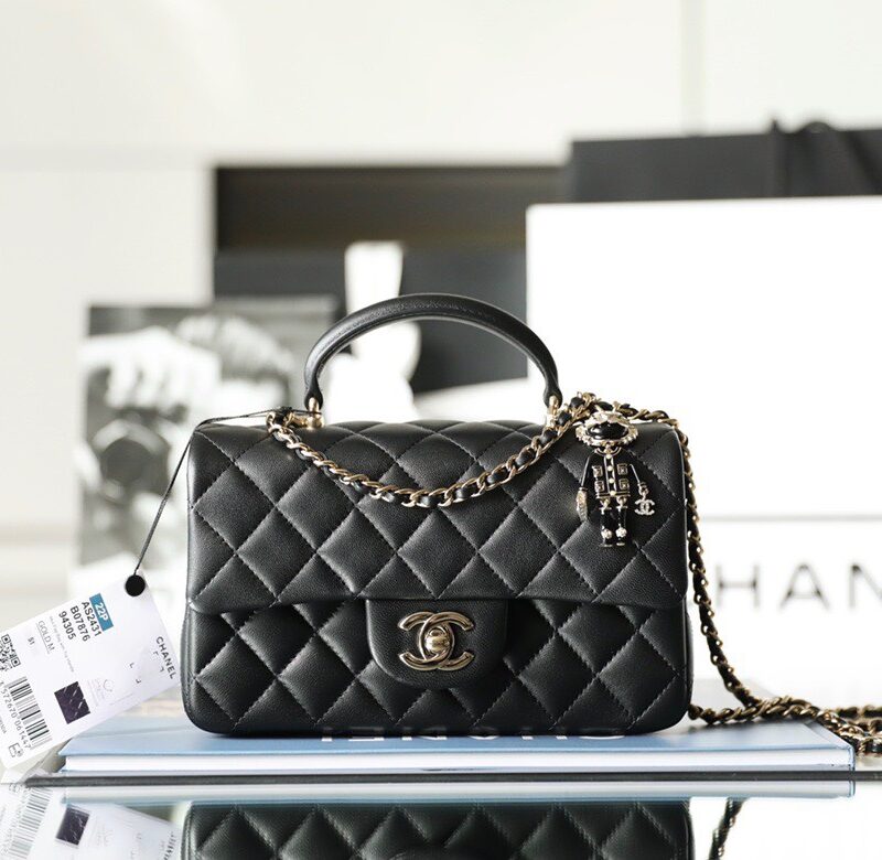 TÚI CHANEL TOP HANDLE MINI FLAP BAG C20 REPLICA