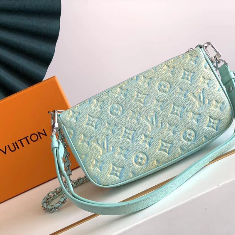 TÚI LV LOUIS VUITTON MULTI POCHETTE SIÊU CẤP MÀU XANH