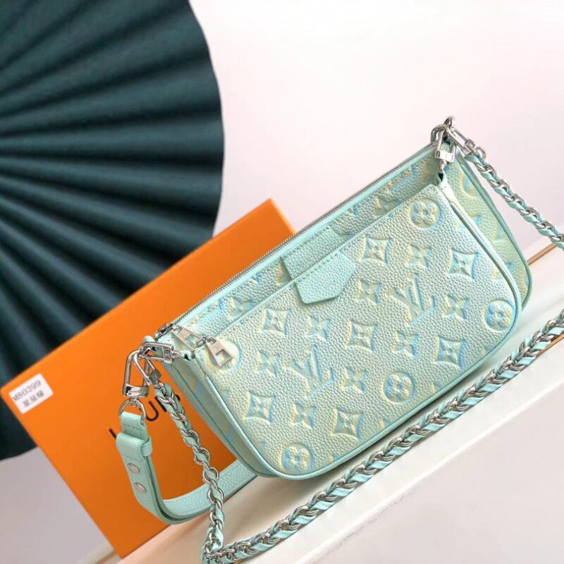 TÚI LV LOUIS VUITTON MULTI POCHETTE SIÊU CẤP MÀU XANH