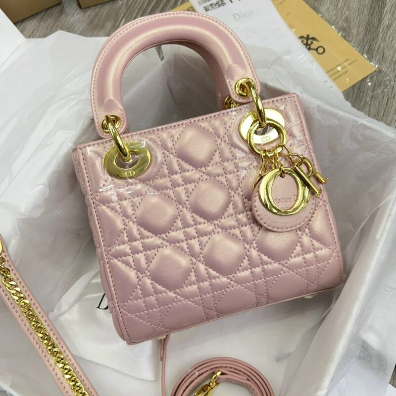 TÚI XÁCH LADY DIOR MINI SIZE NGUYÊN BẢN TAG VÀNG