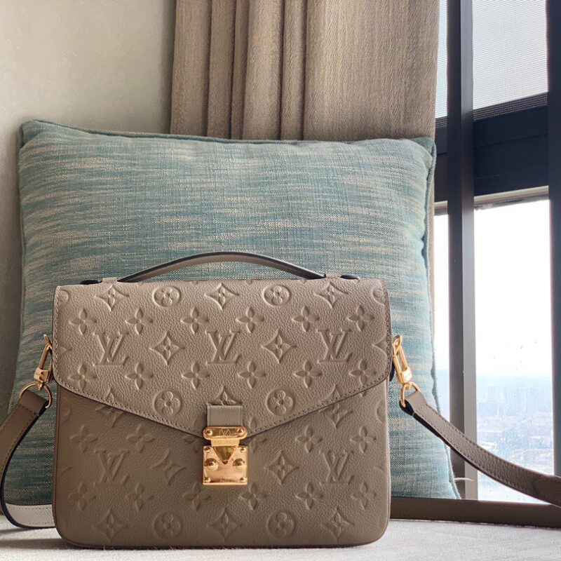 TÚI XÁCH LV LOUIS VUITTON POCHETTE METIS SIÊU CẤP MÀU NÂU