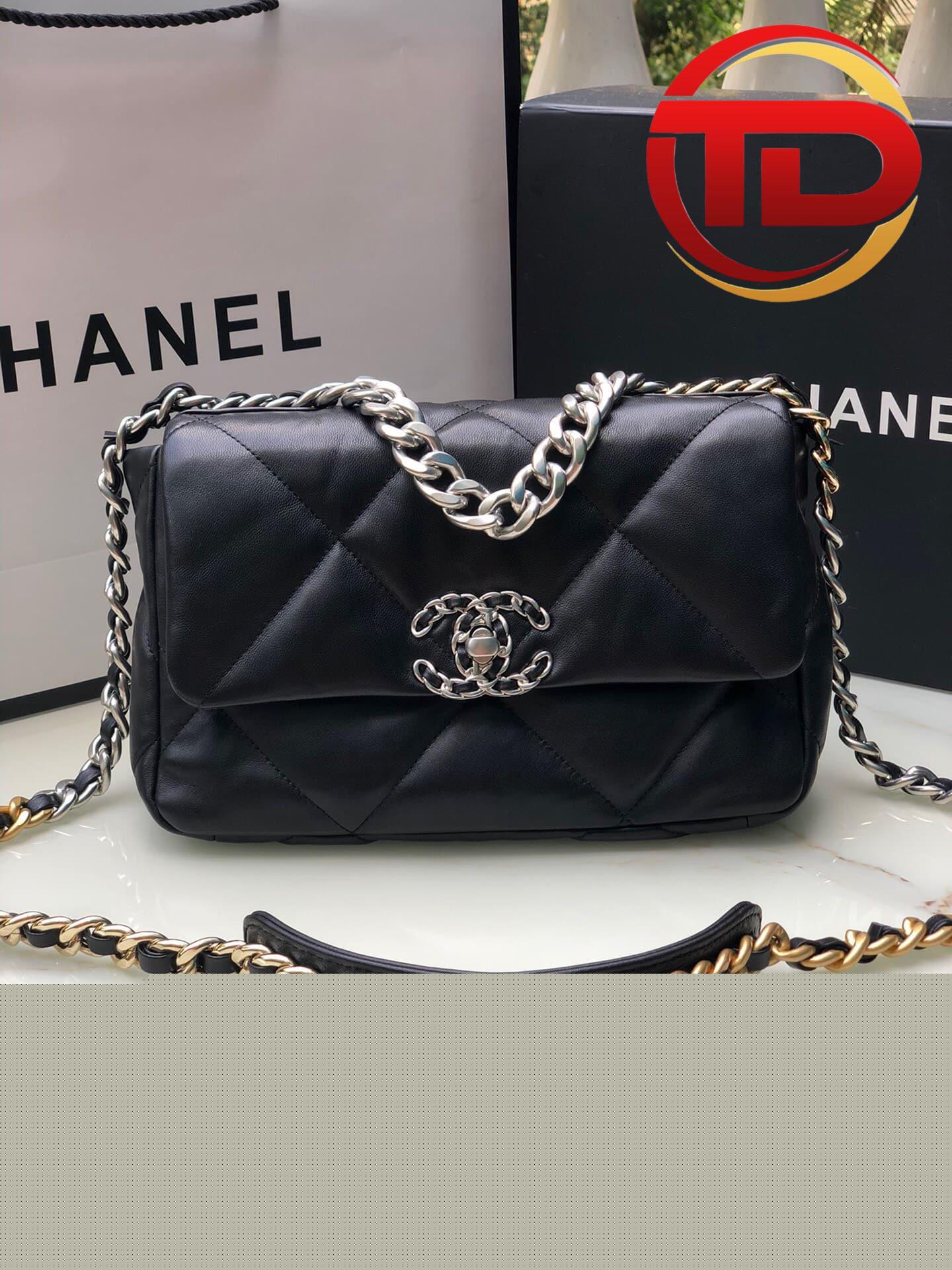 z4291988332917_0333011b930fc491ad9bd11474106933 TÚI CHANEL 19 FLAP BAG DOUBLE C LOGO LAMBSKIN KHÓA BẠC SIÊU CẤP MÀU ĐEN