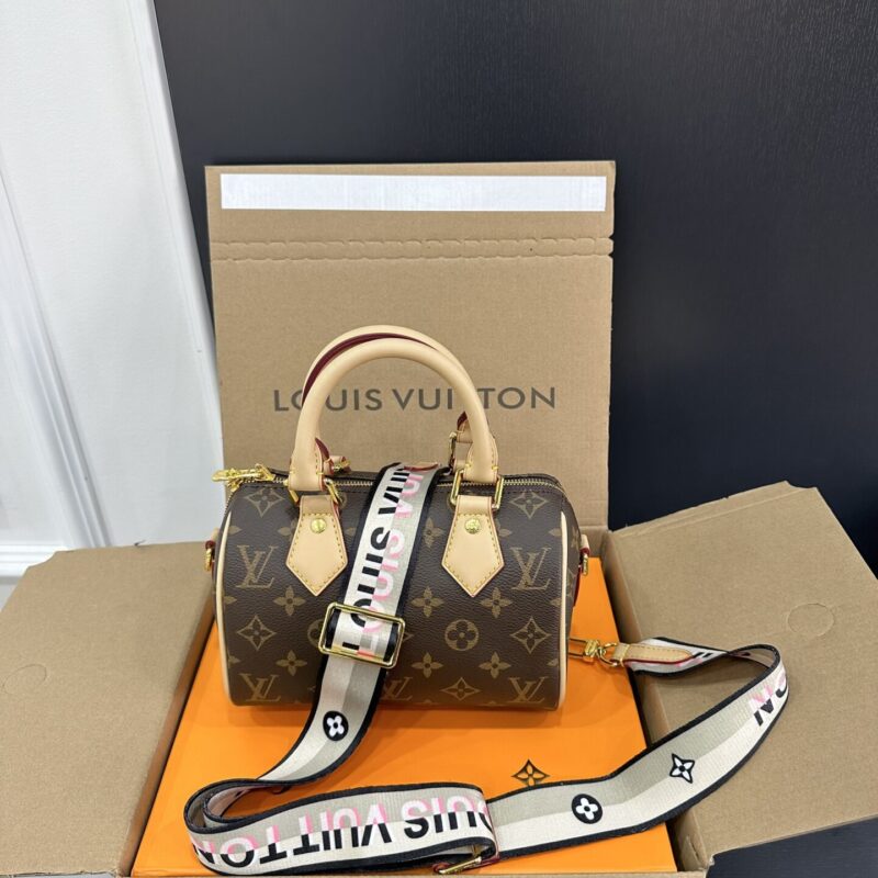 TÚI LV LOUIS VUITTON SPEEDY BANDOULIERE 20 BAG SUPER MÀU NÂU
