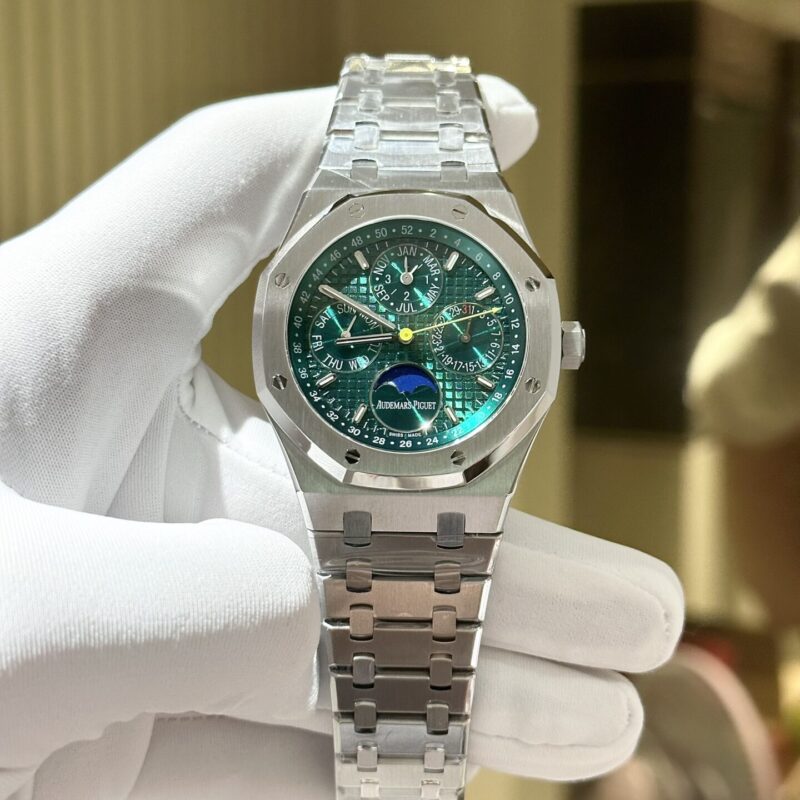 AUDEMARS PIGUET ROYAL OAK 26574ST GREEN DIAL BEST SWISS REPLICA 41MM