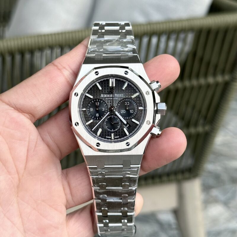 AUDEMARS PIGUET ROYAL OAK 26320ST CHRONOGRAPH BLACK DIAL REPLICA 41MM
