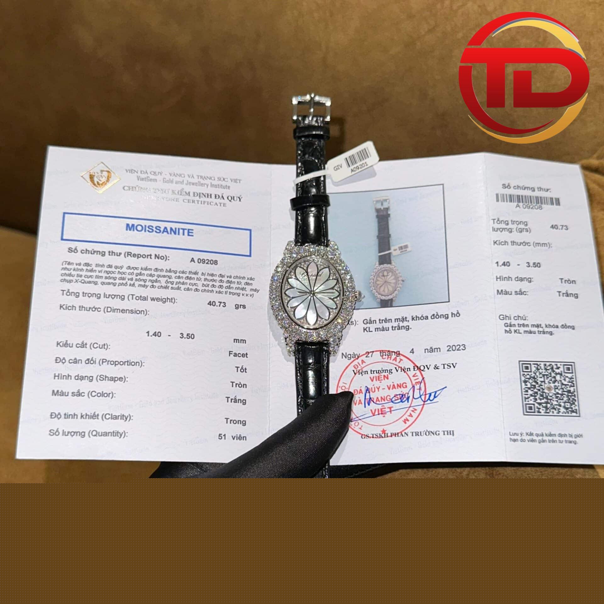 Chopard Nữ Full Kim Cương Moissanite