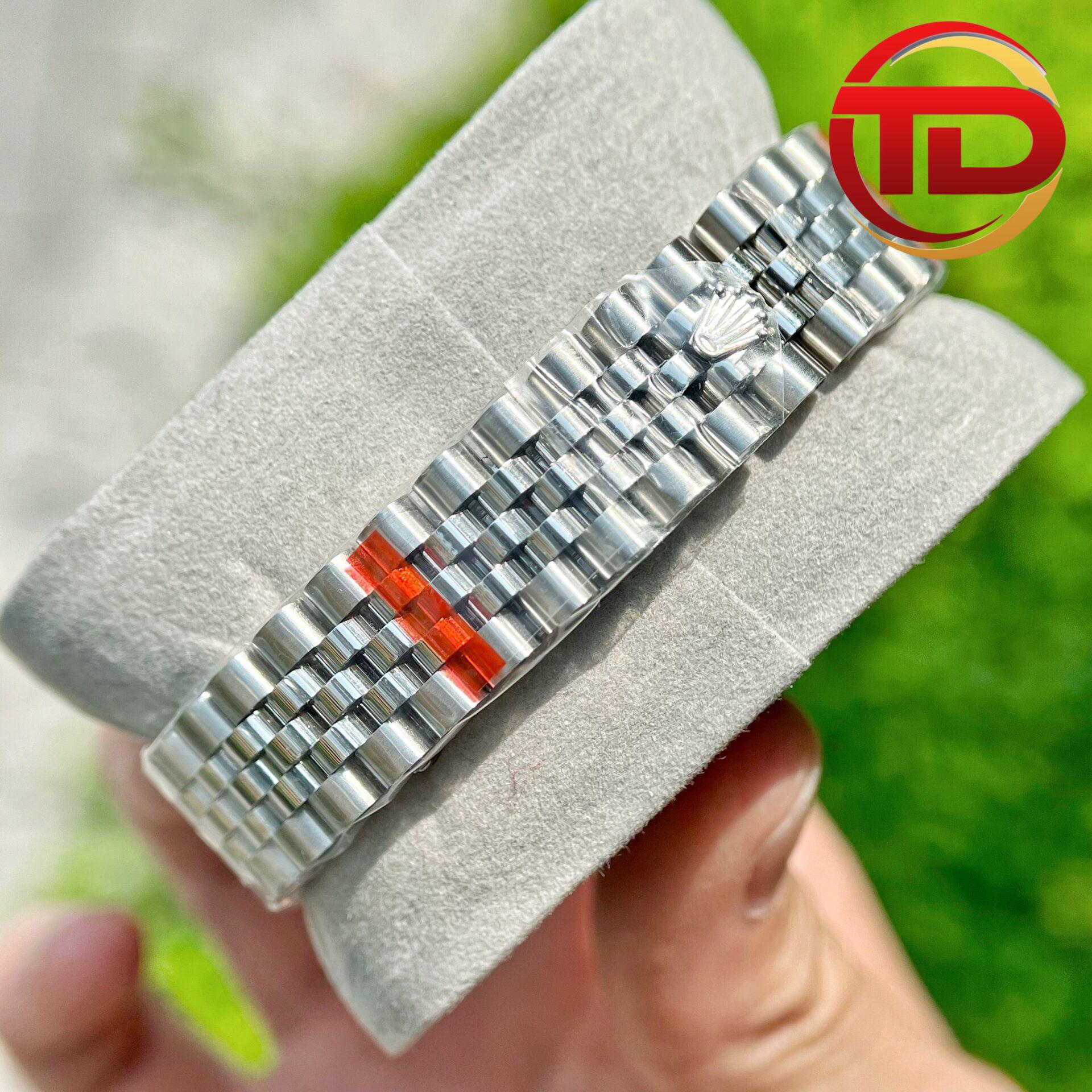 Rolex Datejust Nữ Họa Tiết Hoa Màu Xanh Azzurro - 6