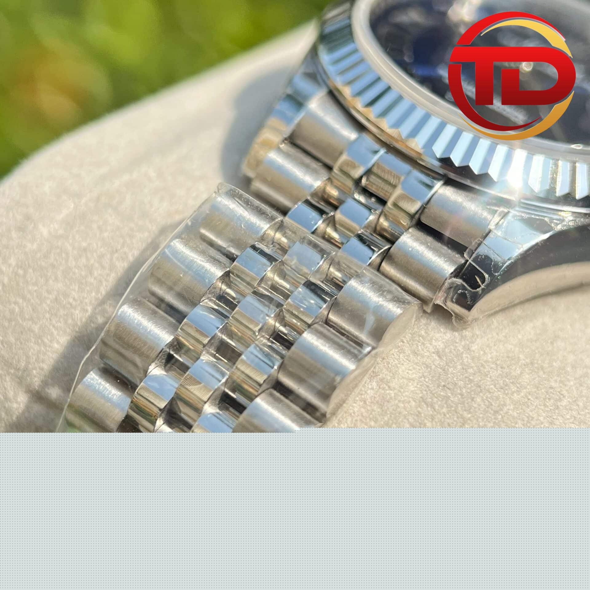 Rolex Datejust Nữ Mặt Xanh Sáng Cọc Số La Mã - 6