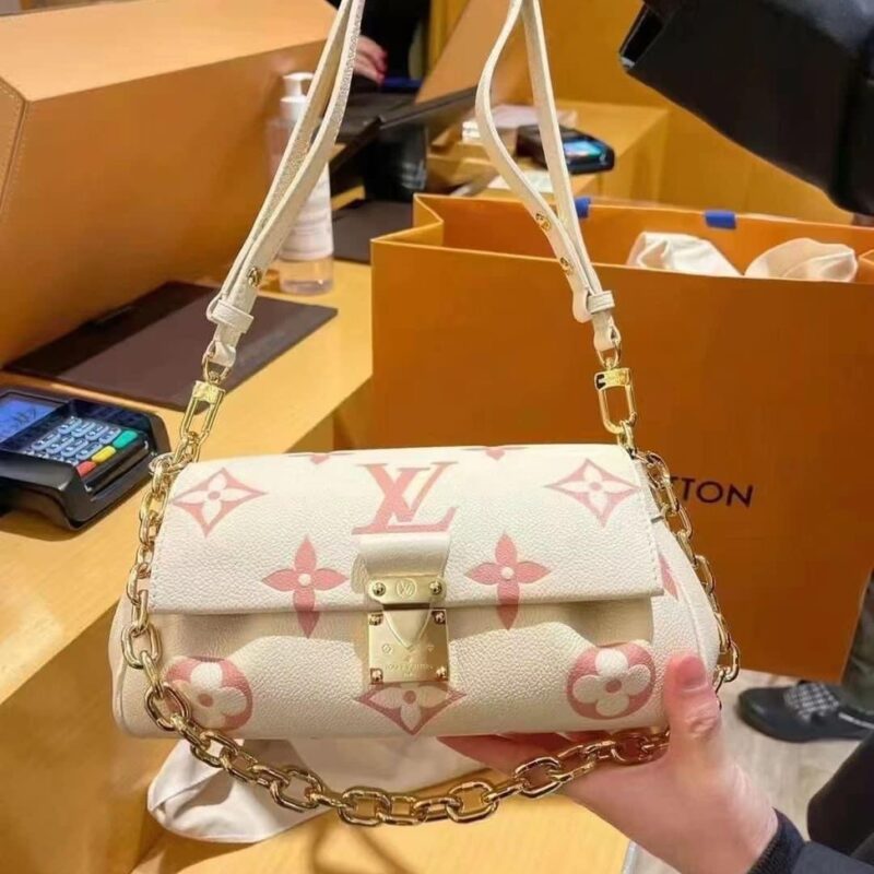 TÚI LV LOUIS VUITTON FAVORITE BAG SUPER MÀU TRẮNG HỒNG