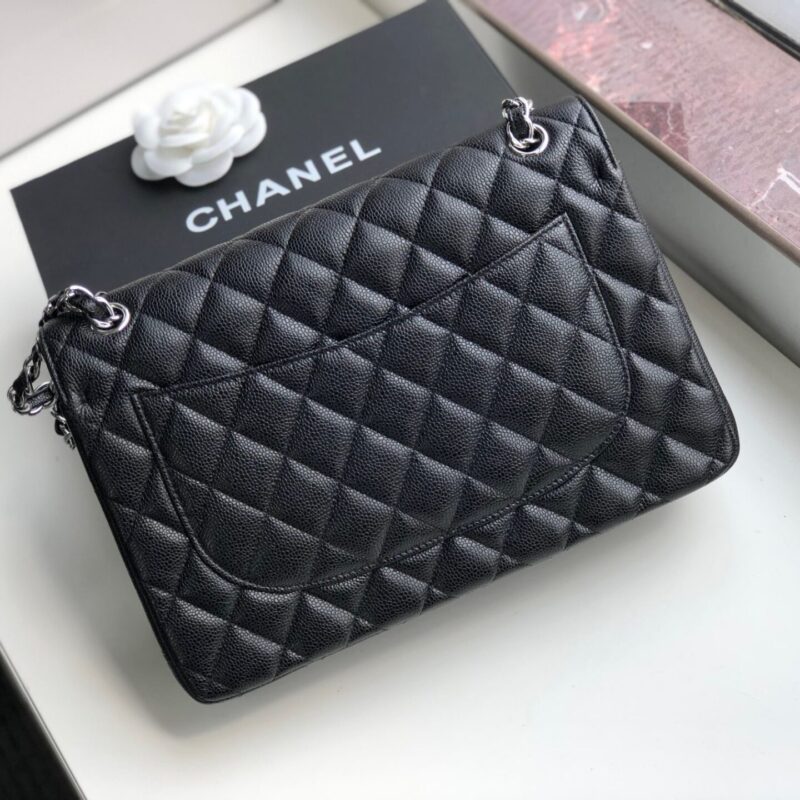 TÚI XÁCH CHANEL CLASSIC DOUBLE FLAP BAG JUMBO SIÊU CẤP MÀU ĐEN