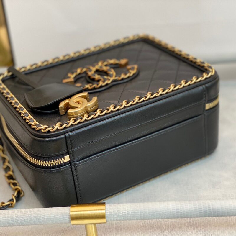 TÚI CỐP CHANEL VANITY CASE SIÊU CẤP MÀU ĐEN