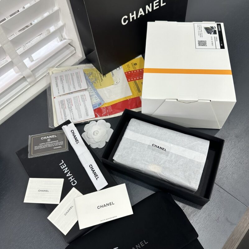 TÚI CHANEL BOY WOC WALLET ON CHAIN BLACK SIÊU CẤP