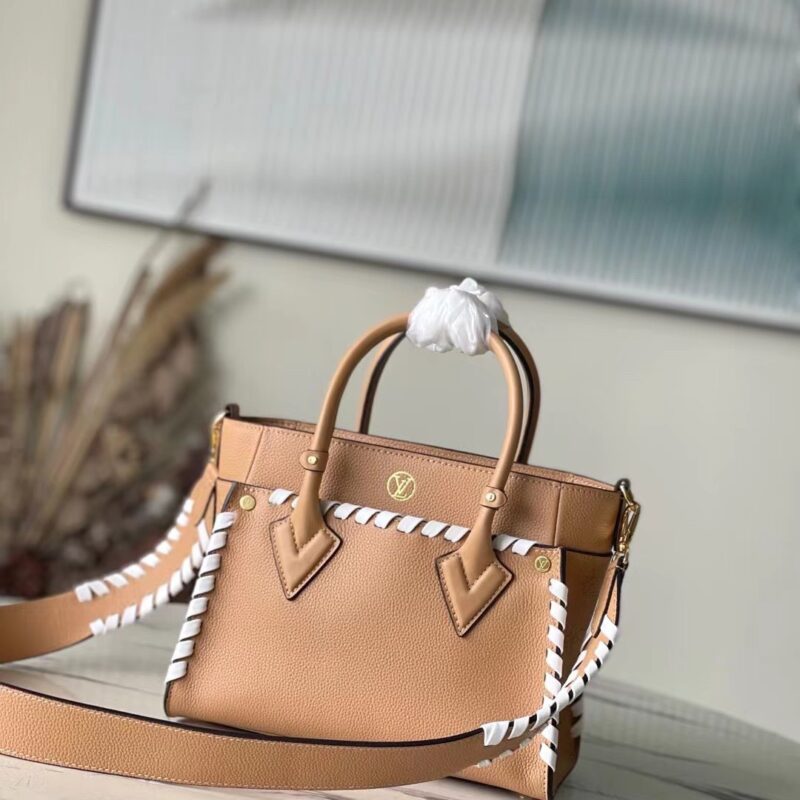 TÚI LV LOUIS VUITTON ON MY SIDE PM BAG SIÊU CẤP MÀU NÂU