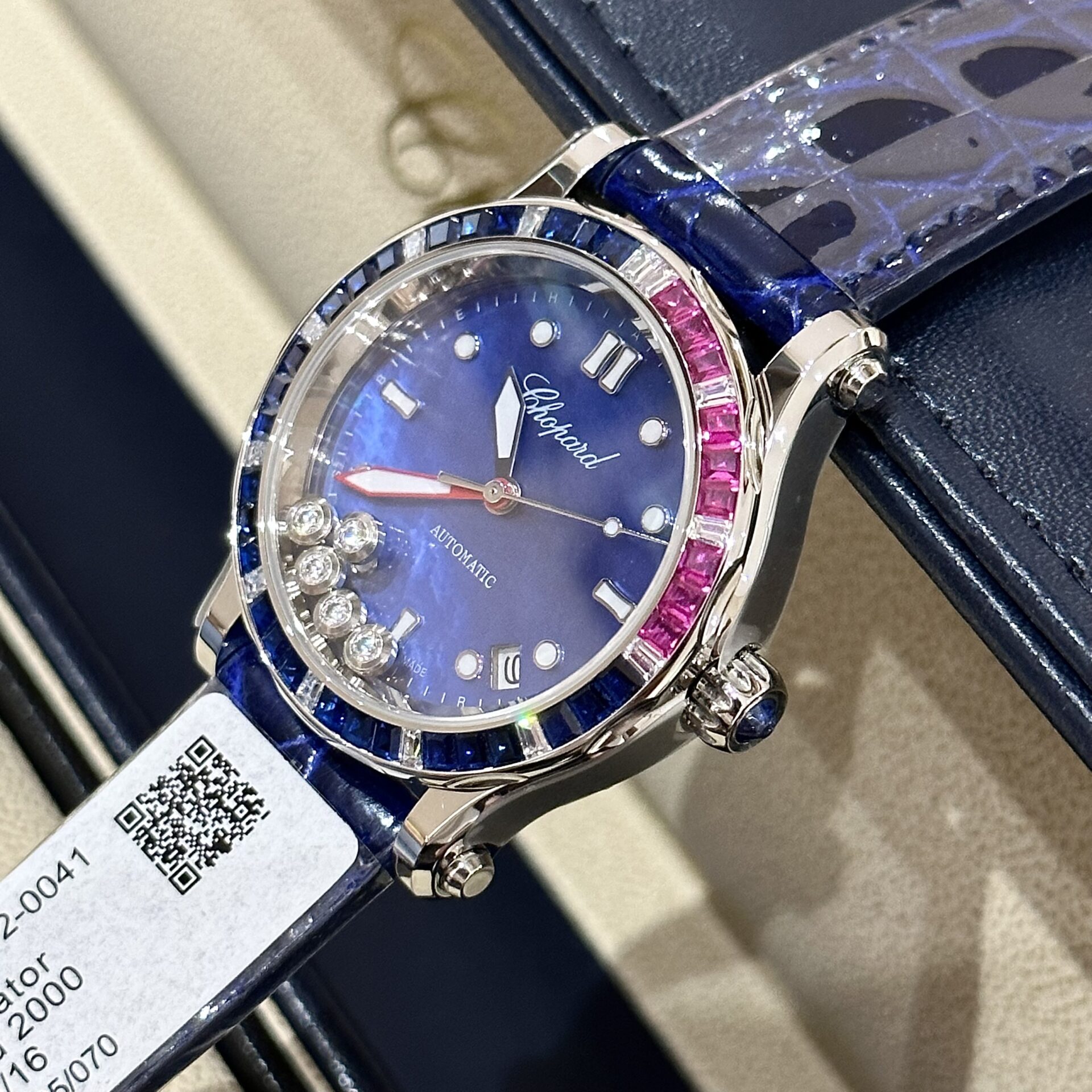 Chopard Happy Ocean 274945-1002 Mặt Xà Cừ Xanh Blue - 2