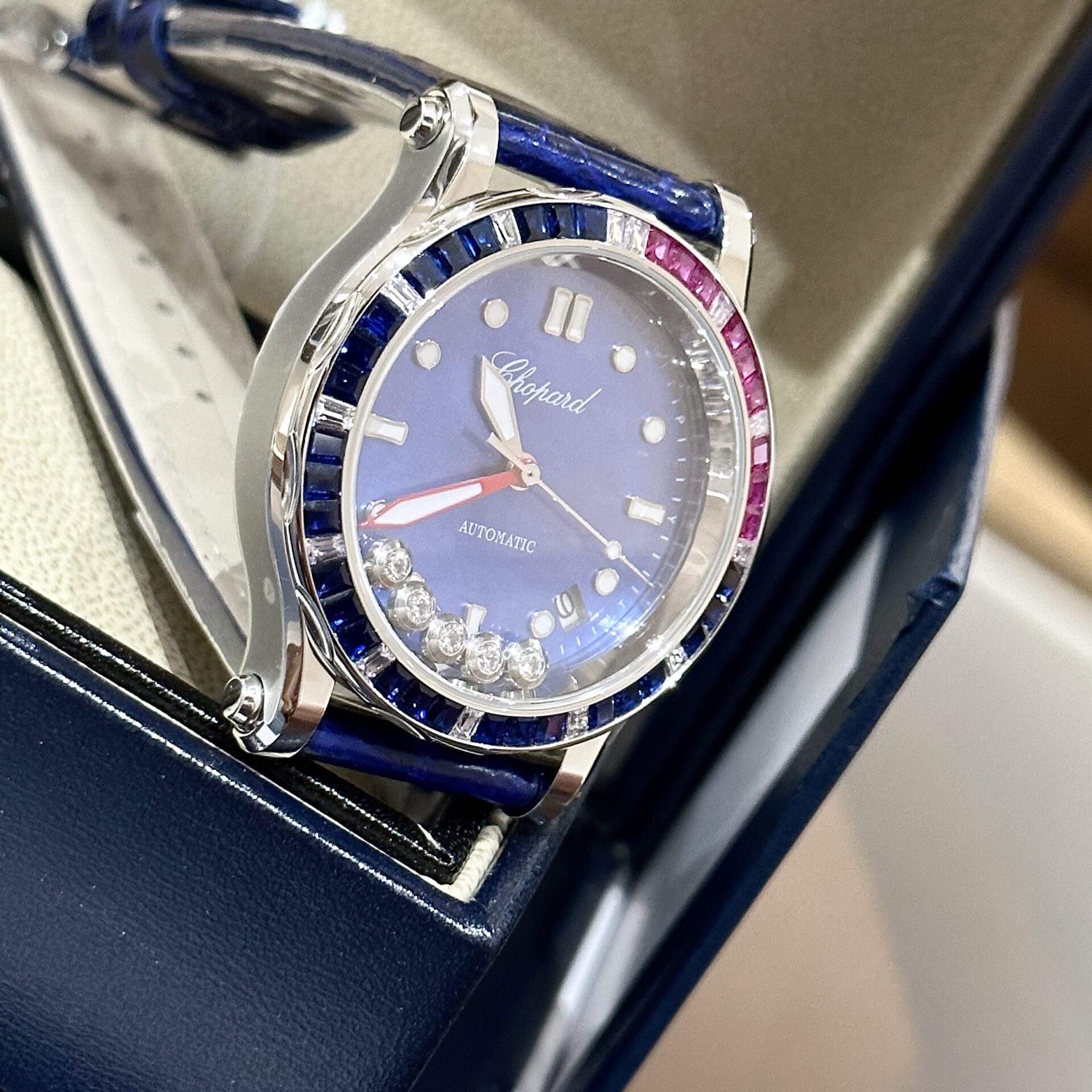 Chopard Happy Ocean 274945-1002 Mặt Xà Cừ Xanh Blue - 3