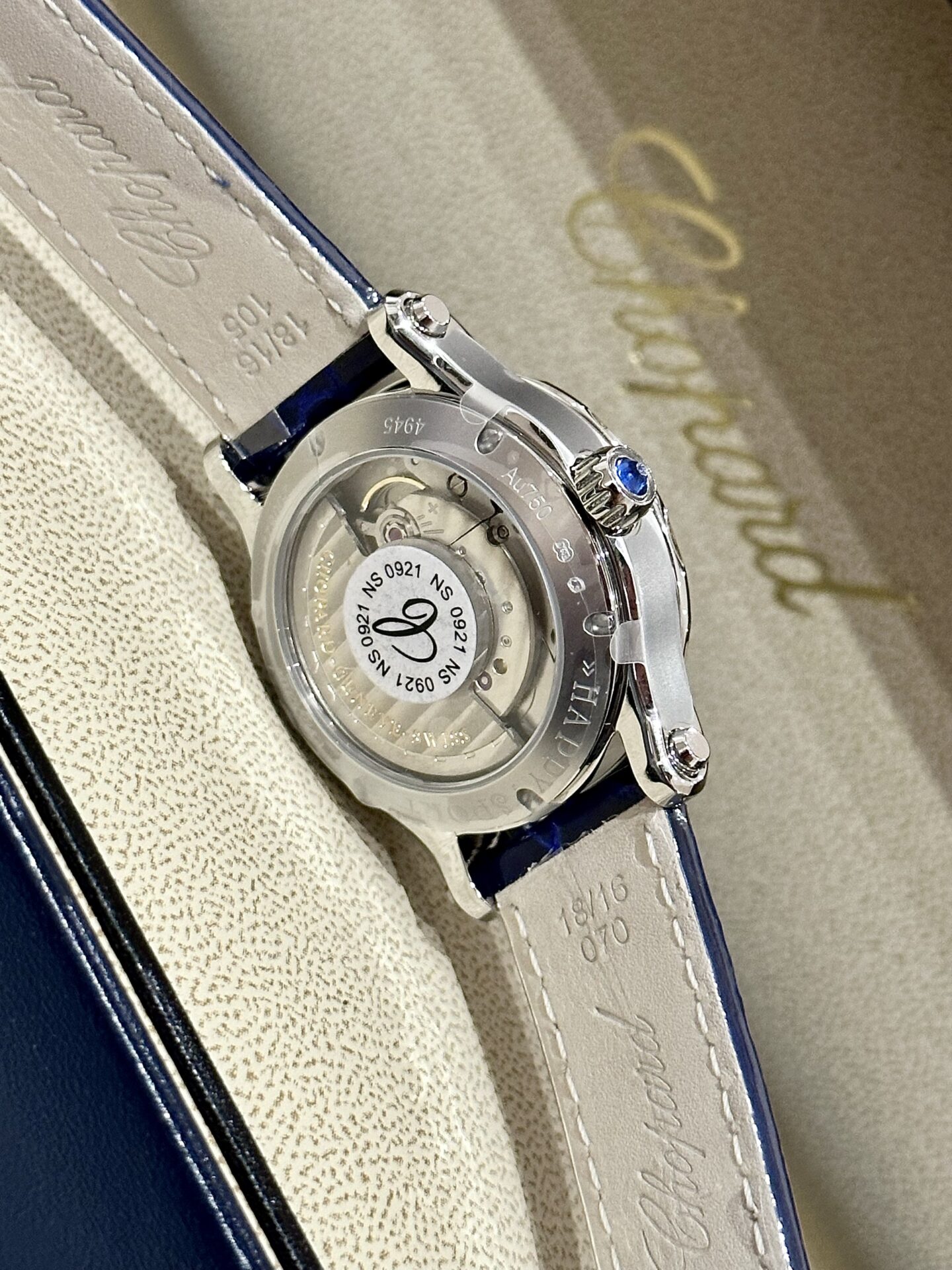 Chopard Happy Ocean 274945-1002 Mặt Xà Cừ Xanh Blue - 4