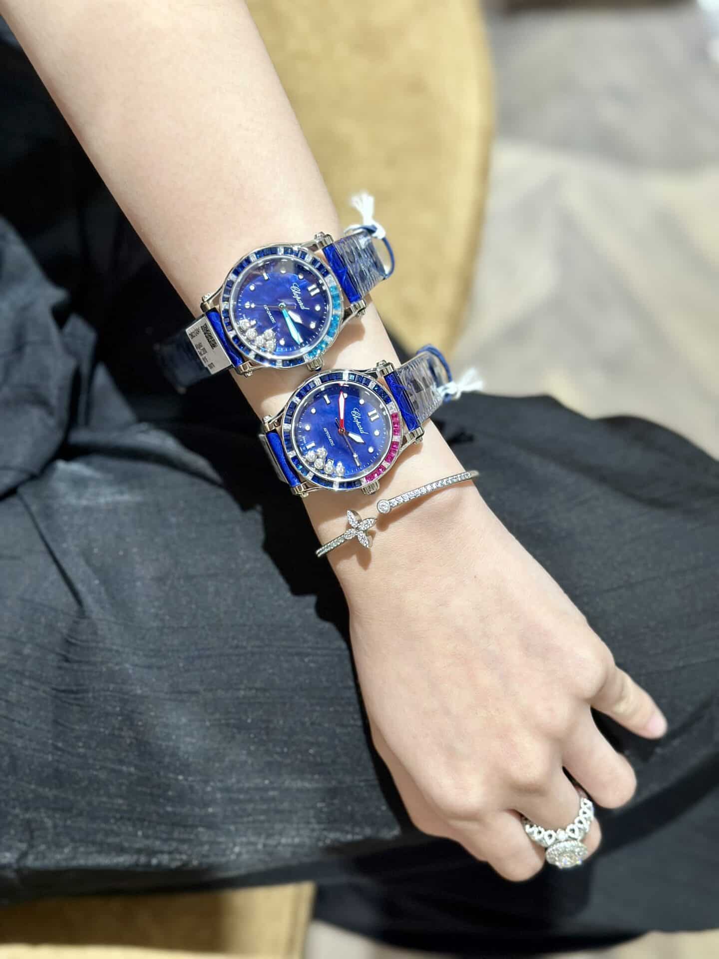 Chopard Happy Ocean 274945-1002 Mặt Xà Cừ Xanh Blue - 5