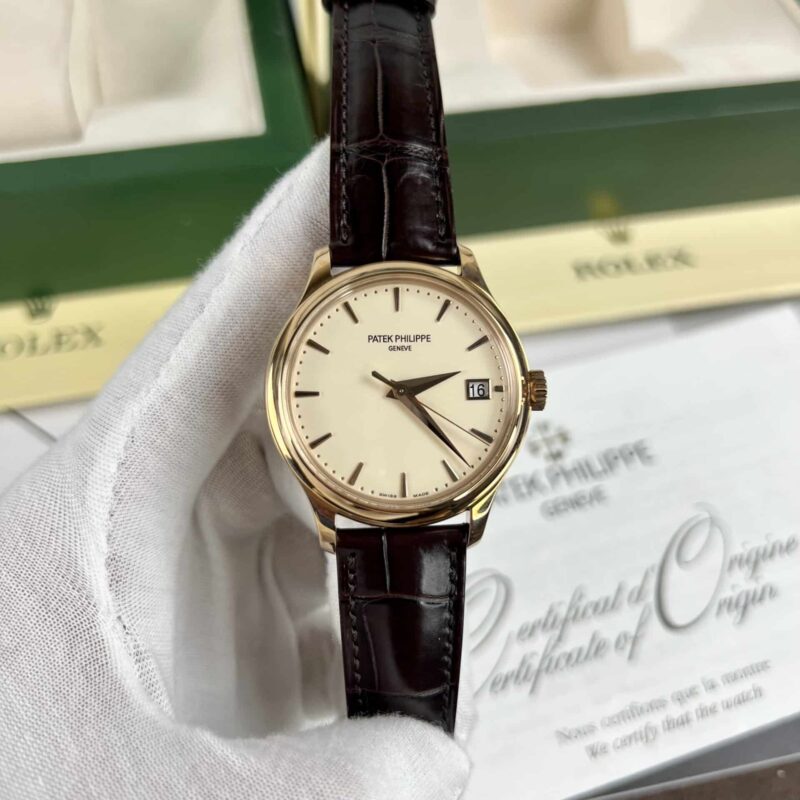 ĐỒNG HỒ PATEK PHILIPPE CALATRAVA 5227R-001 REPLICA CAO NHẤT 3K FACTORY 39MM