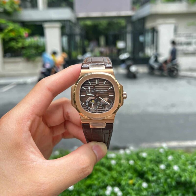 PATEK PHILIPPE NAUTILUS 5712R BROWN ROSE GOLD REPLICA 40MM