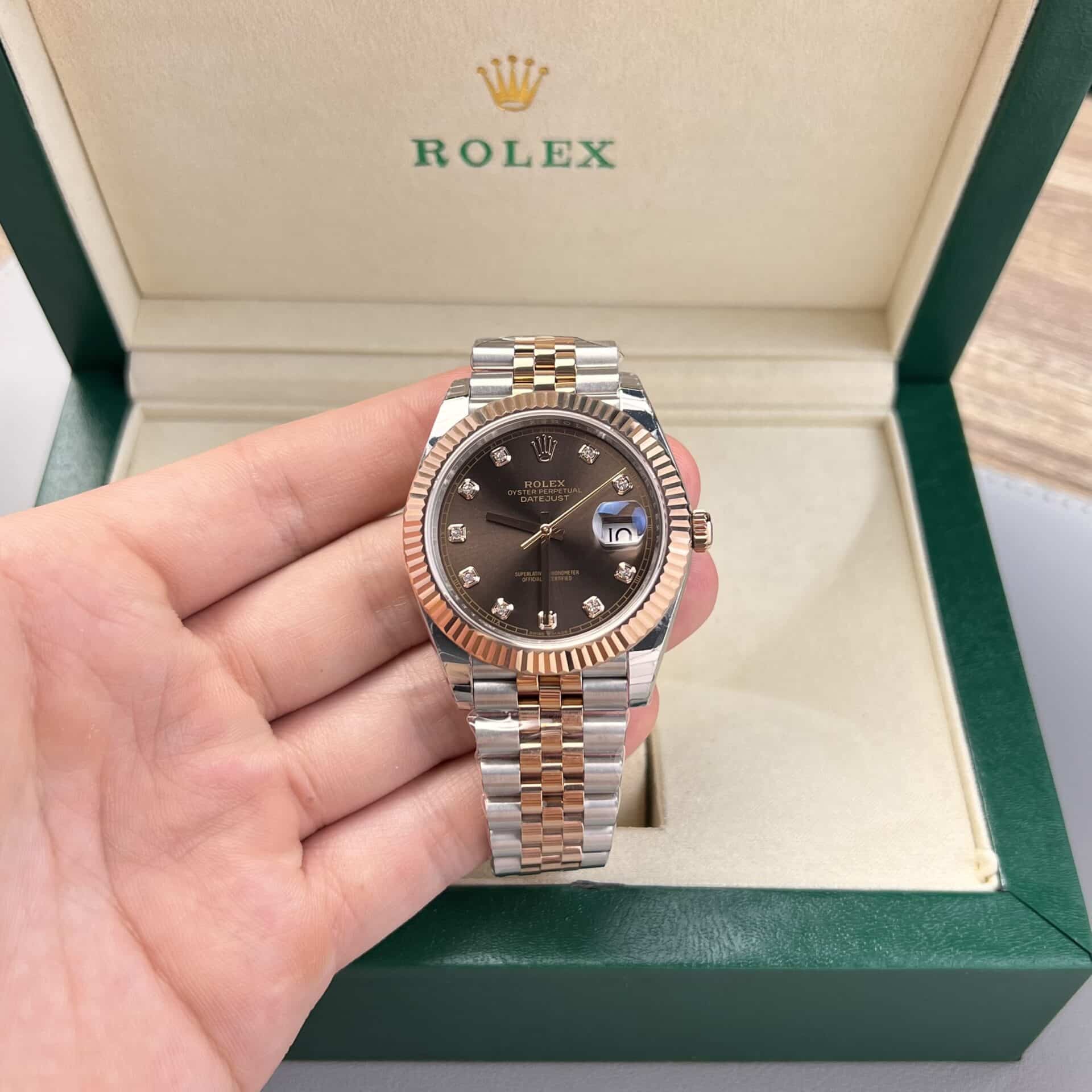Rolex Datejust 126331-0004 Chocolate Dial Replica EW