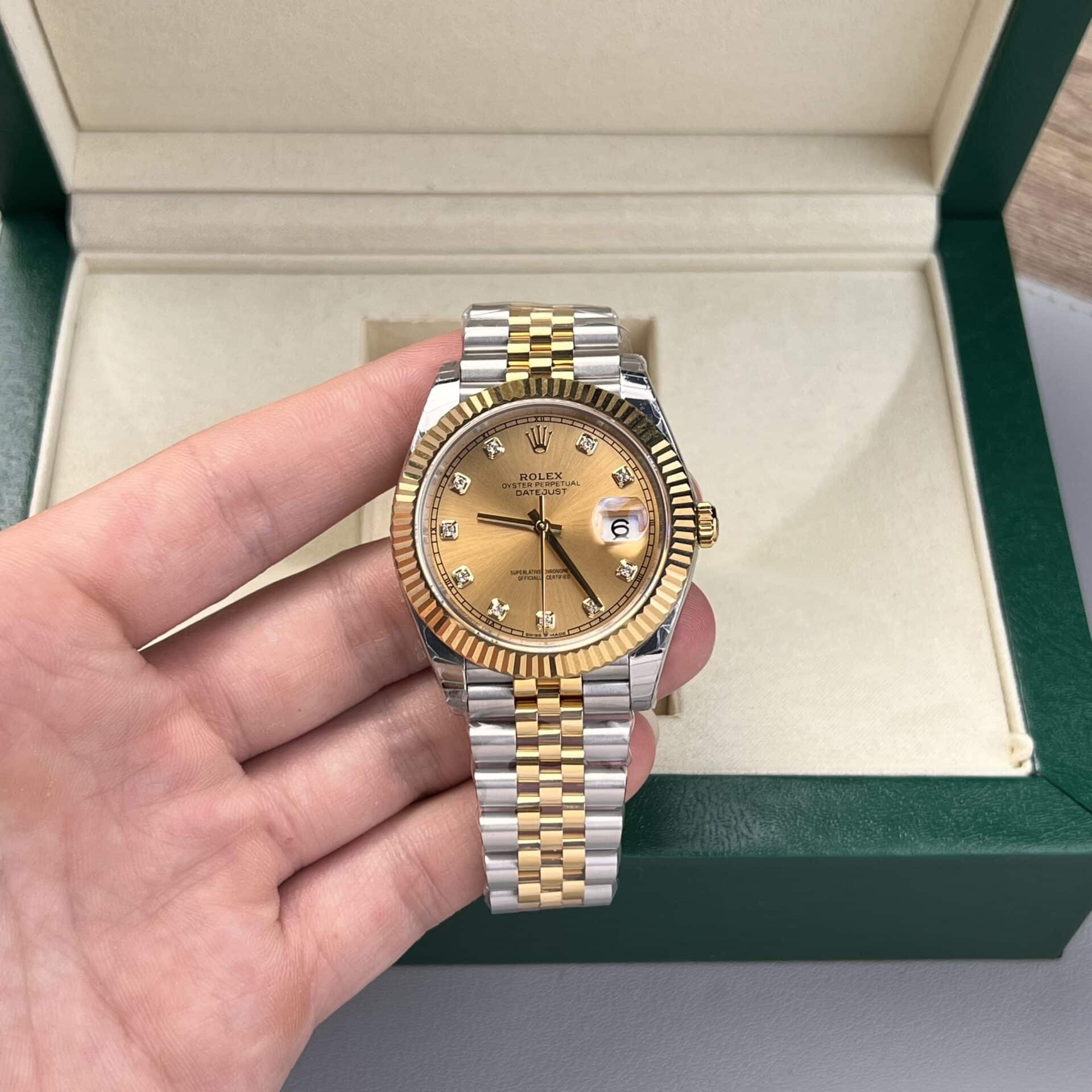 Rolex Datejust 126333-0012 Champagne Dial Replica - 4