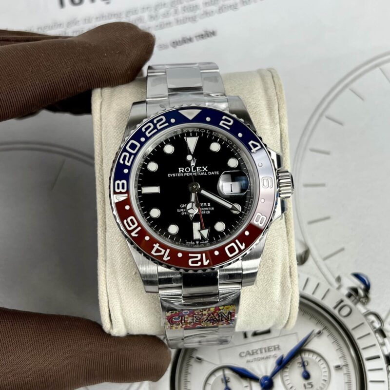 ROLEX GMT-MASTER II 126710BLRO-0002 PEPSI OYSTER BRACELET BEST REPLICA 40MM