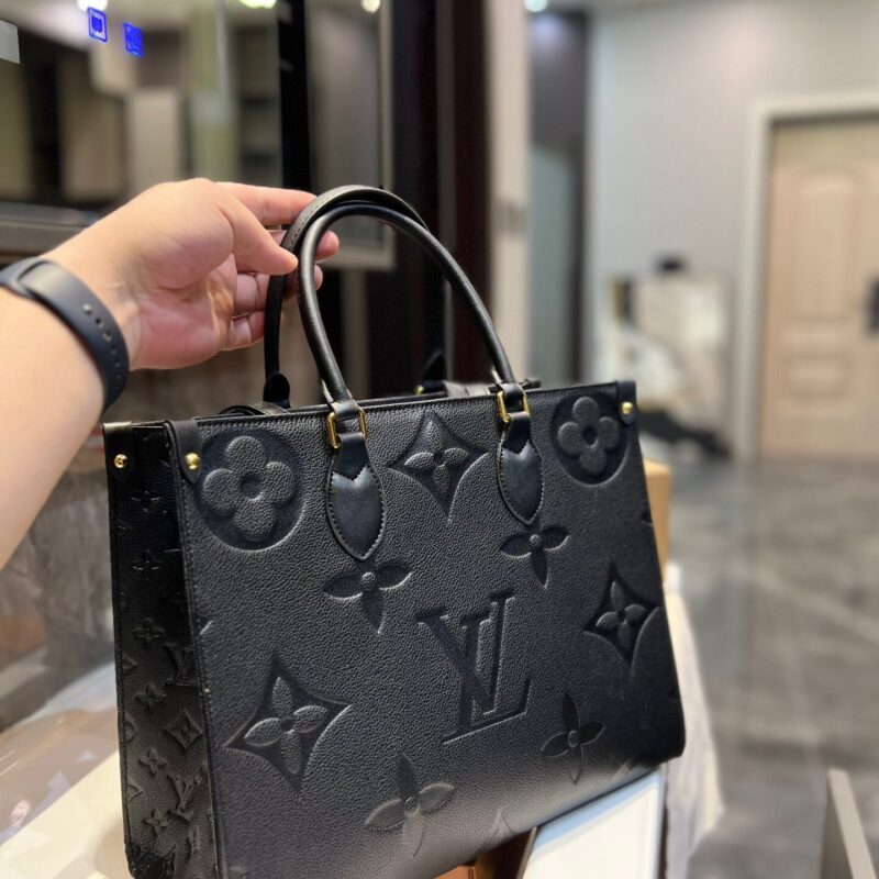 TÚI LV LOUIS VUITTON ONTHEGO MM MONOGRAM MÀU ĐEN SUPER