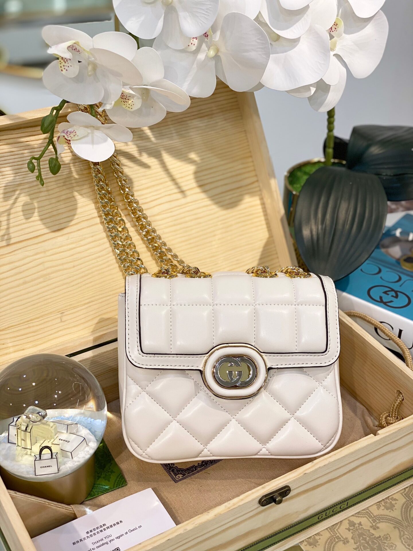 z4395082391288_9fb90a9f4d1372d5008f30674e4ac5e9 TÚI GUCCI DECO MINI LEATHER SHOULDER BAG SUPER