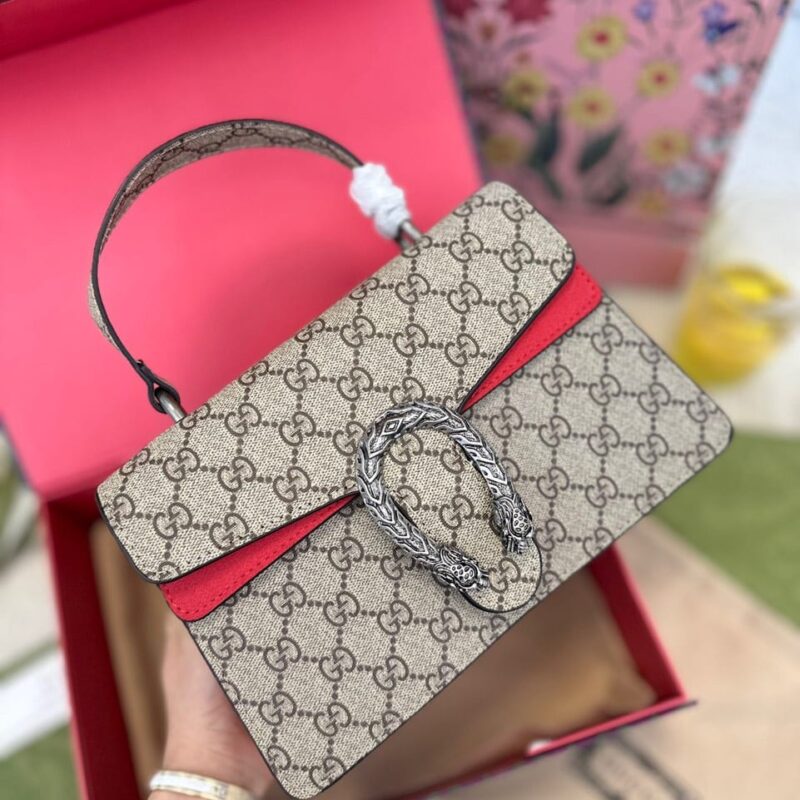 TÚI XÁCH GUCCI SMALL DIONYSUS CANVAS WITH TOP HANDLE BAG SUPER