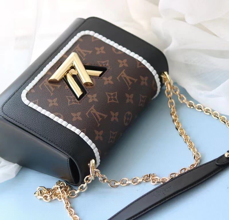 TÚI LV LOUIS VUITTON TWIST MM CALFSKIN BAG NGUYÊN BẢN