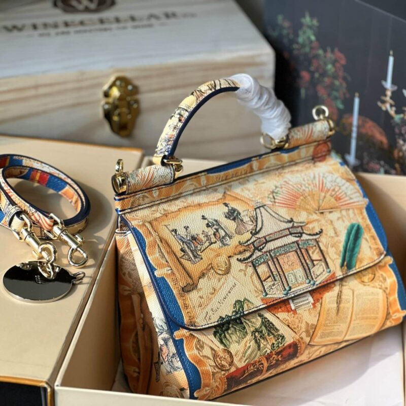 TÚI DOLCE & GABBANA MISS SICILY CALFSKIN MEDIUM BAG NGUYÊN BẢN