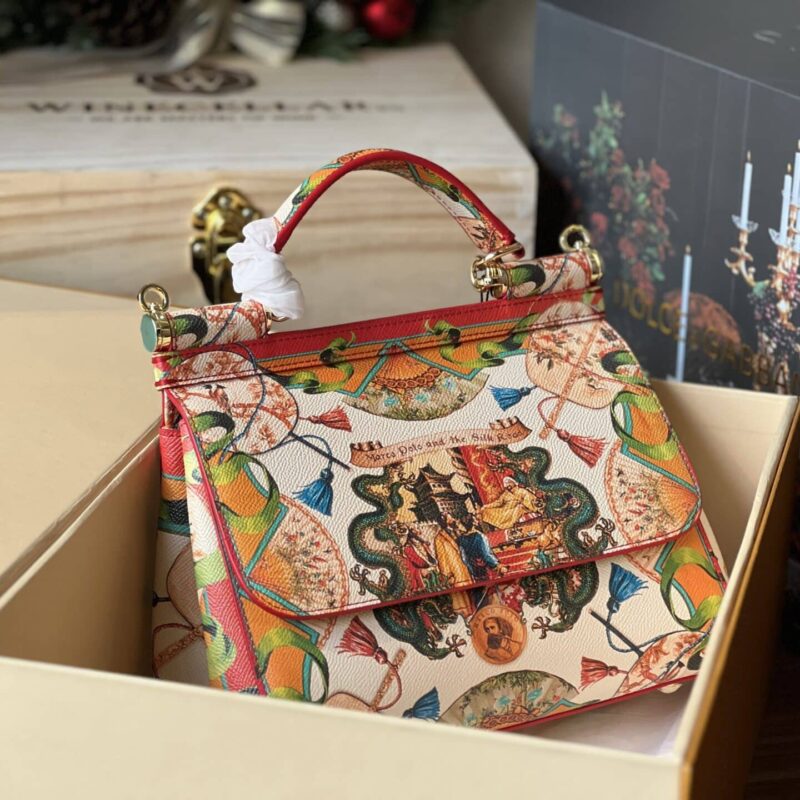 TÚI DOLCE & GABBANA MISS SICILY CALFSKIN MEDIUM BAG NGUYÊN BẢN