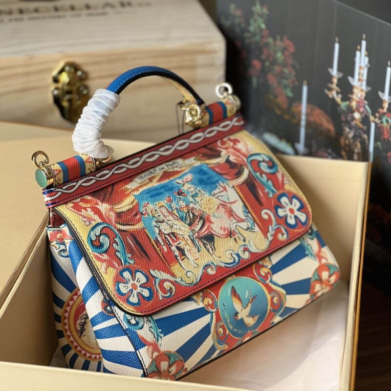 TÚI DOLCE & GABBANA MISS SICILY CALFSKIN MEDIUM BAG NGUYÊN BẢN