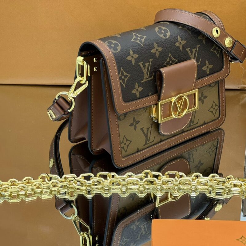 TÚI LV LOUIS VUITTON DAUPHINE MINI BAG MONOGRAM SUPER VIP MÀU NÂU