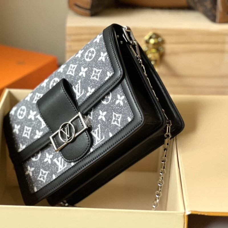 TÚI LV LOUIS VUITTON DAUPHINE MM BAG MONOGRAM SUPER VIP MÀU ĐEN