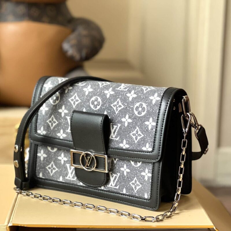 TÚI LV LOUIS VUITTON DAUPHINE MM BAG MONOGRAM SUPER VIP MÀU ĐEN