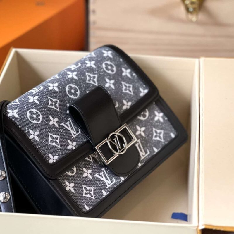 TÚI LV LOUIS VUITTON DAUPHINE MM BAG MONOGRAM SUPER VIP MÀU ĐEN