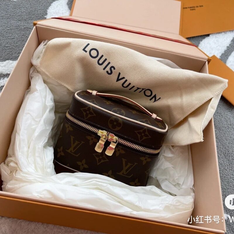 TÚI LOUIS VUITTON NICE NANO TOILETRY POUCH MONOGRAM BAG SUPER