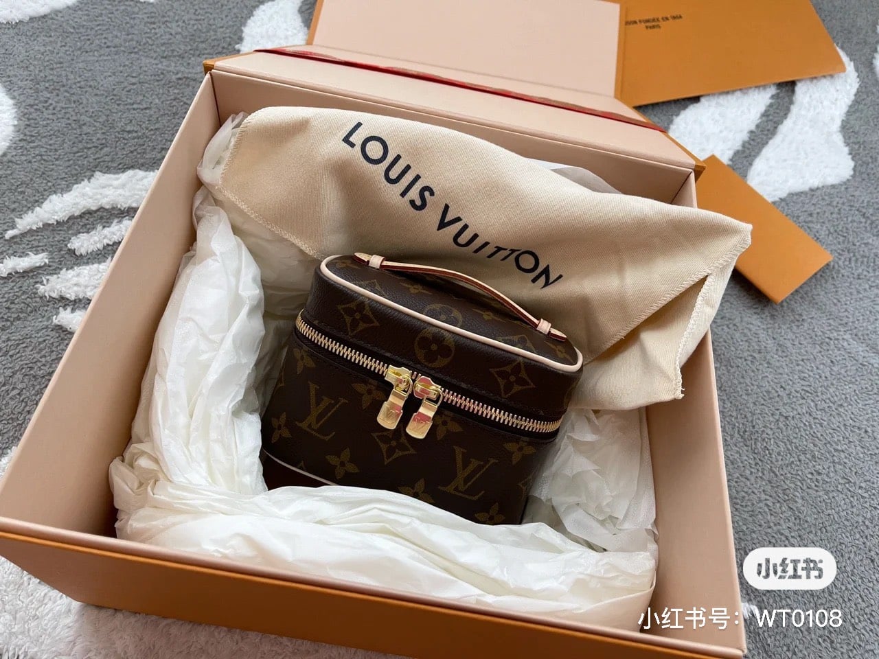 z4483918194810_2ef12bfd5f6c09bb448bce6a5c108ebe TÚI LOUIS VUITTON NICE NANO TOILETRY POUCH MONOGRAM BAG SUPER