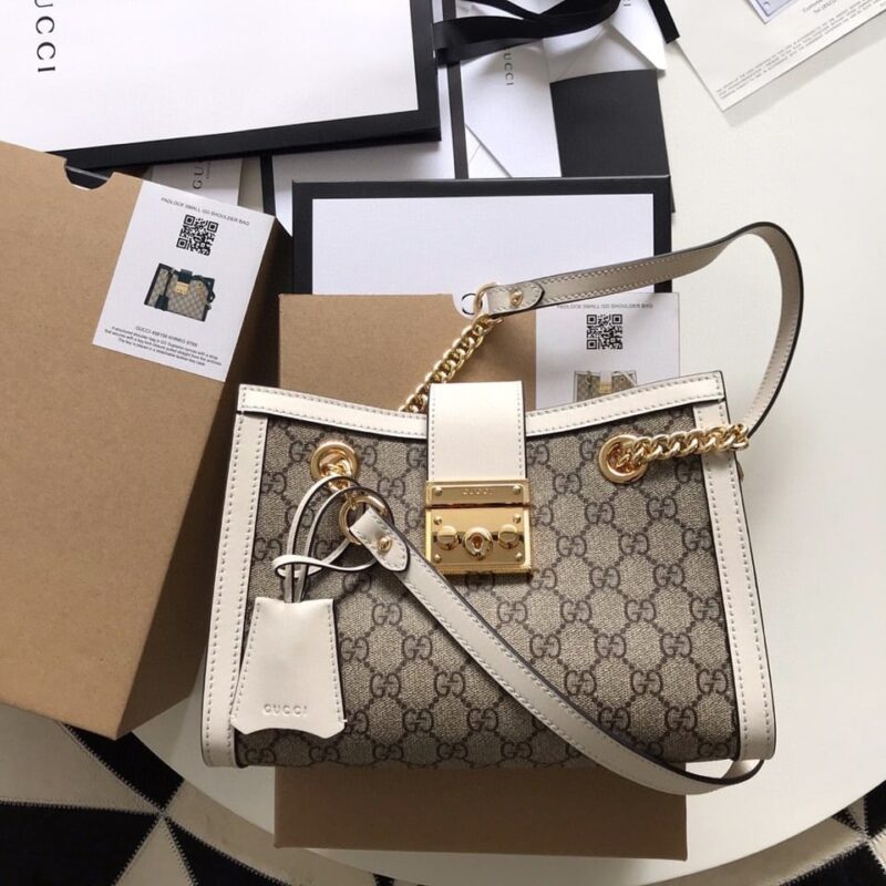 TÚI GUCCI PADLOCK SMALL GG SHOULDER BAG SIÊU CẤP VIỀN TRẮNG
