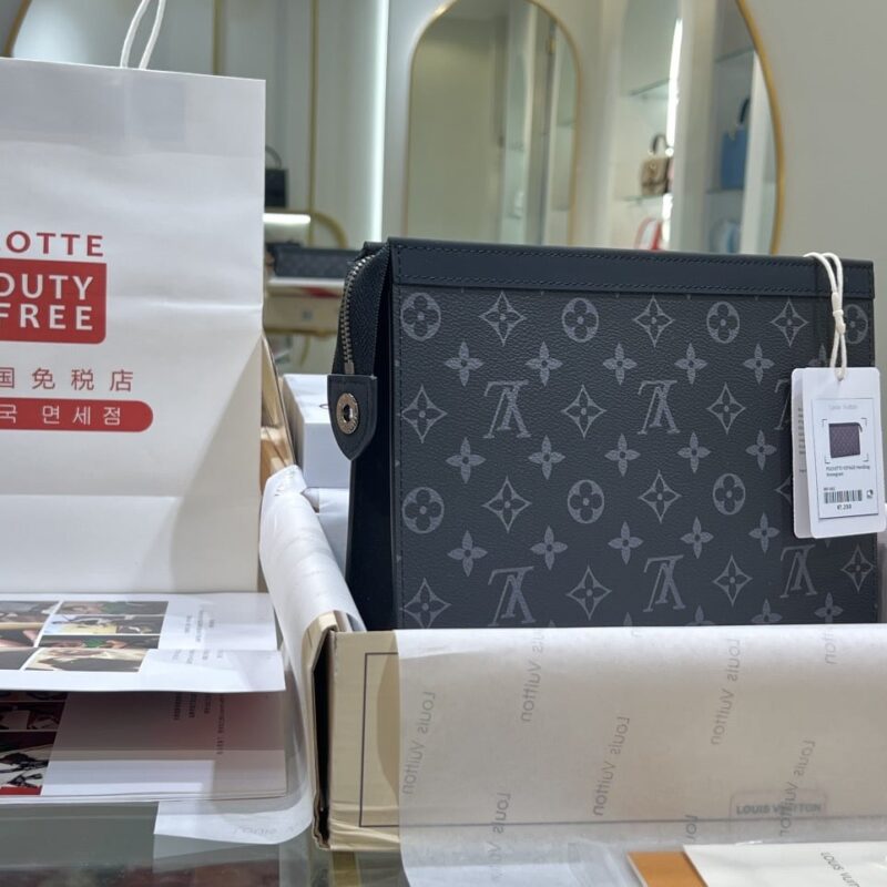 TÚI NAM LOUIS VUITTON POCHETTE VOYAGE MM MONOGRAM SIÊU CẤP