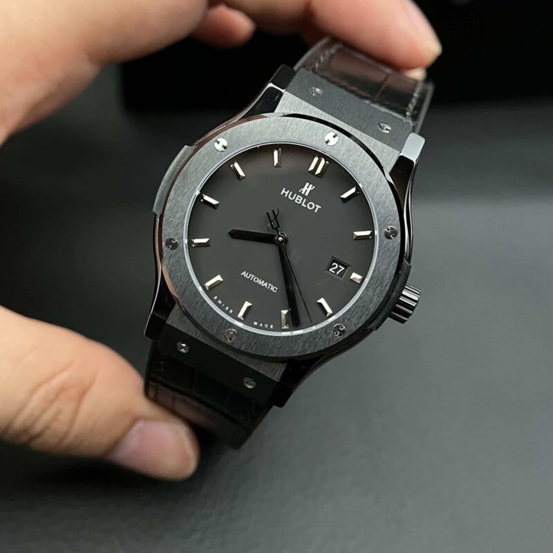 HUBLOT CLASSIC FUSION BLACK MAGIC BLACK DIAL BEST QUALITY REPLICA 42MM