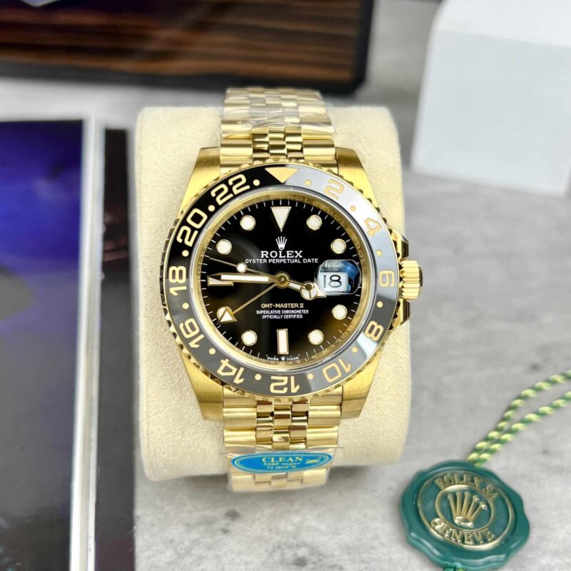 ROLEX GMT-MASTER II 126718GRNR-0001 BLACK DIAL JUBILEE BEST REPLICA 40MM