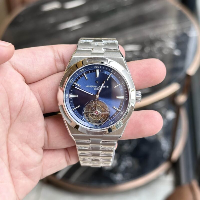 VACHERON CONSTANTIN OVERSEAS 6000V BLUE DIAL TOURBILLON BEST QUALITY 42.5MM