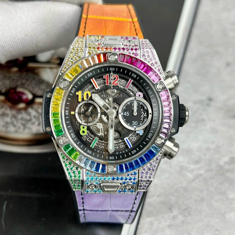 HUBLOT BIG BANG UNICO TITANIUM RAINBOW BEST REPLICA 44MM