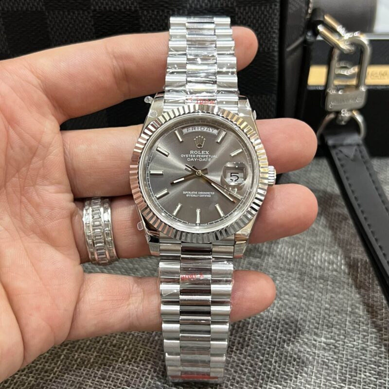 ROLEX DAY-DATE 228239 SLATE DIAL BEST REPLICA 168GRAM V2 GMF 40MM